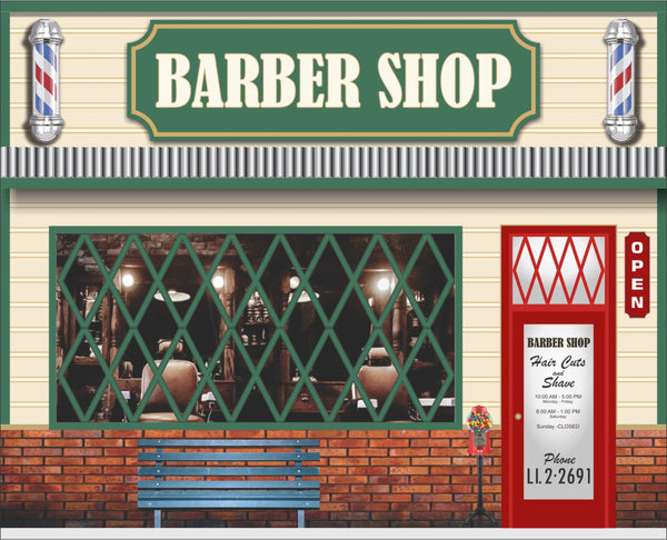 CUSTOM GROUP LOT CITY SCENE BANNERS SIX AS PER IMAGES AND DESCRIPTIONS