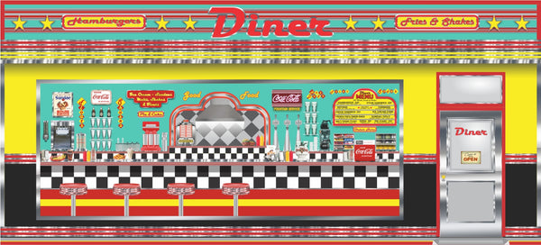 CUSTOM GROUP LOT CITY SCENE BANNERS SIX AS PER IMAGES AND DESCRIPTIONS