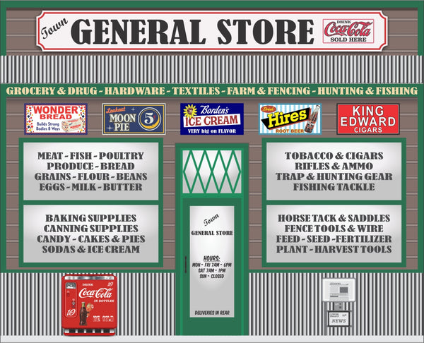 CUSTOM GROUP LOT CITY SCENE BANNERS SIX AS PER IMAGES AND DESCRIPTIONS
