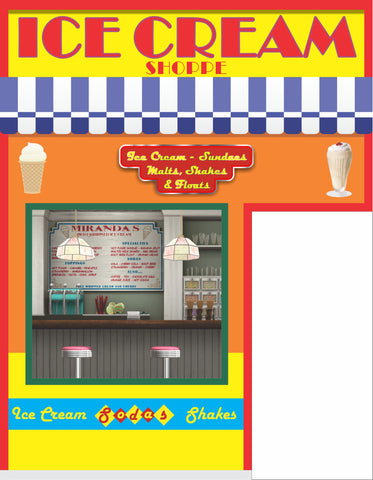 CUSTOM GROUP LOT CITY SCENE BANNERS SIX AS PER IMAGES AND DESCRIPTIONS