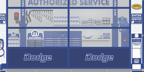 DODGE MOPAR SALES PARTS SERVICE DEALERSHIP RETRO SCENE WALL MURAL SIGN BANNER GARAGE ART VARIOUS SIZES