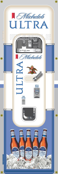 MICHELOB ULTRA BEER OLD VINTAGE VENDO VENDING MACHINE STYLE BANNER