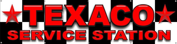 GAS STATION TEXACO LETTER STYLE BANNER LETTERING SIGN SHOP ART MURAL VARIOUS SIZES