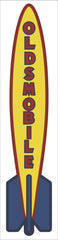 VEHICLE WRAP ADHESIVE GRAPHICS OLDSMOBILE ROCKET VINTAGE OLD SCHOOL LETTER SIGN REMAKE CUSTOM JOB