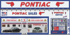 PONTIAC AC DELCO SALES PARTS SERVICE DEALERSHIP RETRO SCENE WALL MURAL SIGN BANNER GARAGE ART VARIOUS SIZES