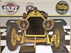 1914 STUTZ BEARCAT YELLOW GARAGE SCENE WALL ART MURAL PRINTED BANNER SIGN 4' x 3'