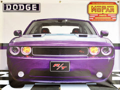2014 DODGE CHALLENGER RT PLUM CRAZY GARAGE SCENE BANNER SIGN MURAL ART 4' X 3'