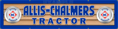 ALLIS CHALMERS FARM TRACTOR DEALER LETTER SIGN REMAKE BANNER ART MURAL 24" x 96"