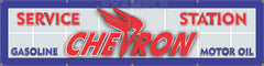 CHEVRON GAS SERVICE STATION MAIN LETTER SIGN REMAKE BANNER ART MURAL 24" x 96"
