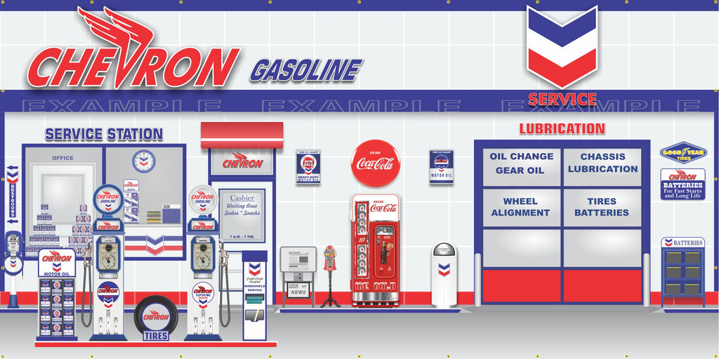 chevron gas pump