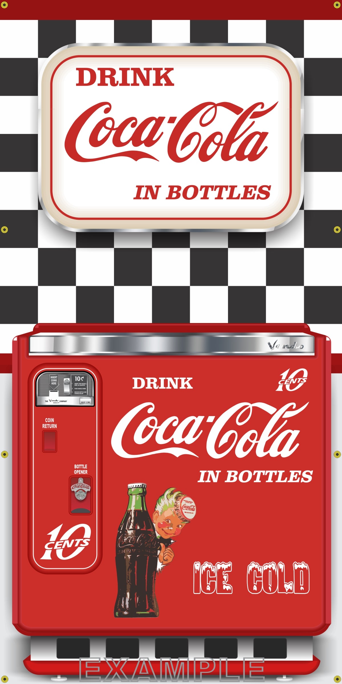 ALWAYS COCA-COLA 看板 1993 Always Coca-Cola {26''x22''} Promotional Soda Pop Sign