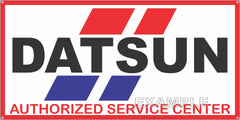 DATSUN APPROVED SERVICE CENTER GAS STATION AUTOMOBILE REPAIR DEALER OLD SIGN REMAKE ALUMINUM CLAD SIGN VARIOUS SIZES