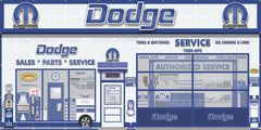 DODGE MOPAR SALES PARTS SERVICE DEALERSHIP RETRO SCENE WALL MURAL SIGN BANNER GARAGE ART VARIOUS SIZES