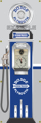 DODGE PLYMOUTH TRUCKS GASOLINE OLD CLOCK FACE GAS PUMP Sign Printed Banner VERTICAL 2' x 6'