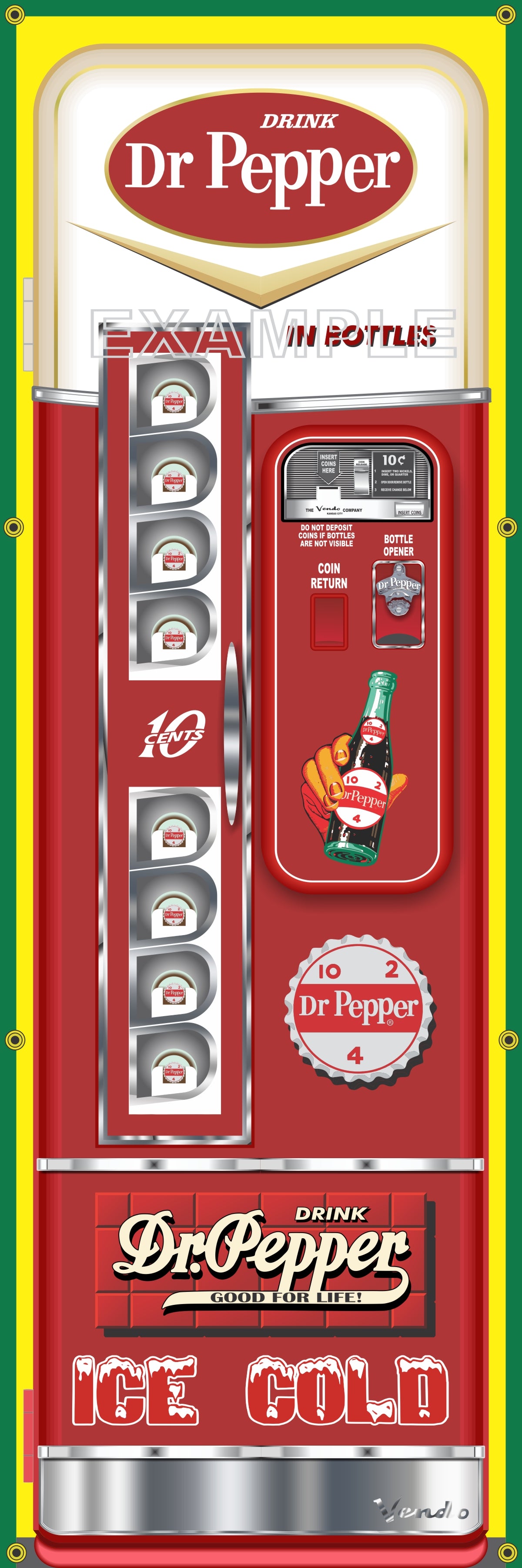 【日本製】 VINTAGE OLD POP SODA PEPPER DR VENDO STYLE MACHINE VENDING アンティーク雑貨