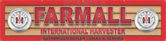 FARMALL TRACTOR INTERNATIONAL HARVESTER DEALER LETTER SIGN REMAKE PRINTED BANNER ART MURAL 24" x 96"