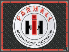 FARMALL INTERNATIONAL HARVESTER Neon Effect Sign Printed Banner 4' x 3'