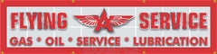 FLYING A GAS SERVICE STATION MAIN LETTER SIGN REMAKE BANNER ART MURAL 24" x 96"