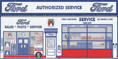 FORD MOTORCRAFT FOMOCO DEALER SALES PARTS SERVICE DEALERSHIP RETRO SCENE WALL MURAL SIGN BANNER GARAGE ART VARIOUS SIZES