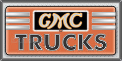 GMC TRUCKS SERVICE DEALER AUTOMOTIVE SALES REPAIR OLD SIGN REMAKE ALUMINUM CLAD SIGN VARIOUS SIZES
