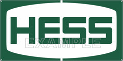 HESS GAS STATION SERVICE GASOLINE MOTOR OIL OLD SIGN REMAKE ALUMINUM CLAD SIGN VARIOUS SIZES