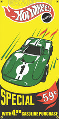 SHELL GAS STATION HOT WHEELS TOY CAR SPECIAL PROMO REMAKE BANNER ART VARIOUS SIZES