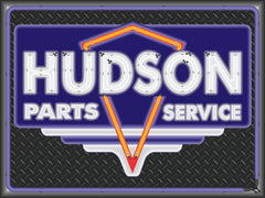 HUDSON MOTOR CARS SERVICE DEALER DESIGN SIGN REMAKE BANNER ART MURAL 3' X 4'