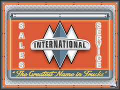 INTERNATIONAL TRUCKS SALES PARTS SERVICE DEALER DESIGN SIGN REMAKE BANNER ART MURAL 3' X 4' CHOICE OF DESIGNS