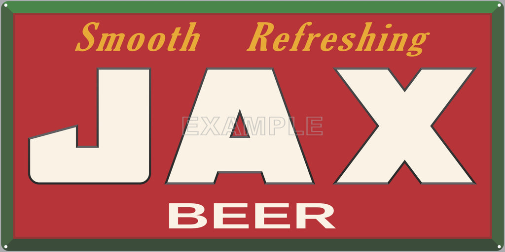 JAX BEER BAR PUB TAVERN OLD SIGN REMAKE ALUMINUM CLAD SIGN VARIOUS SIZES