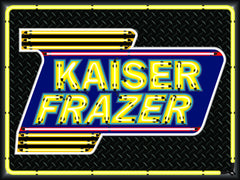 Kaiser-Frazer Marquee Style Banner Neon Effect 4' x 3'