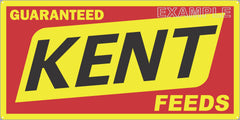 KENT FEEDS FARM FEED STORE OLD SIGN REMAKE ALUMINUM CLAD SIGN VARIOUS SIZES