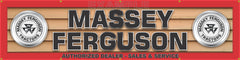 MASSEY FERGUSON TRACTOR DEALER LETTER SIGN REMAKE BANNER ART MURAL 24" x 96"