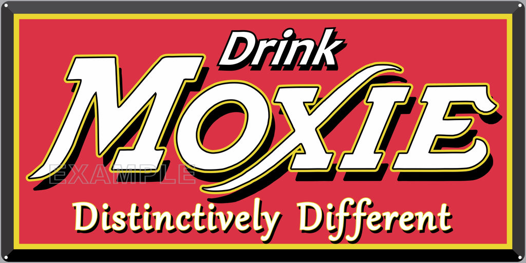 MOXIE COLA SODA POP GENERAL STORE RESTAURANT DINER OLD SIGN REMAKE ALUMINUM CLAD SIGN VARIOUS SIZES