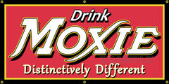 MOXIE COLA SODA POP VINTAGE OLD SCHOOL SIGN REMAKE BANNER SIGN ART MURAL 2' X 4'/3' X 6'