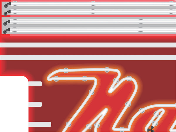 NASH CAR SALES DEALER OLD REMAKE MARQUEE Neon Effect Sign Printed Banner 4' x 3'