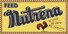 NUTRENA FEEDS FARM FEED STORE VINTAGE OLD SCHOOL SIGN REMAKE BANNER SIGN ART MURAL VARIOUS SIZES