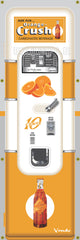 ORANGE CRUSH OLD VINTAGE VENDO VENDING MACHINE STYLE BANNER 2' X 6' SIGN ART MURAL