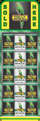 POLLY OIL CAN RACK DISPLAY GAS STATION PRINTED BANNER SIGN MURAL ART 20" x 60"