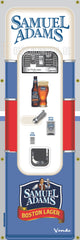 SAMUEL ADAMS BOSTON LAGER BEER OLD VINTAGE VENDO VENDING MACHINE STYLE BANNER 2' X 6' SIGN ART MURAL