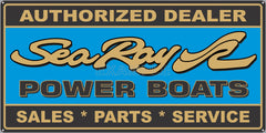 SEA RAY BOATS MARINE WATERCRAFT OLD SIGN REMAKE ALUMINUM CLAD SIGN VARIOUS SIZES