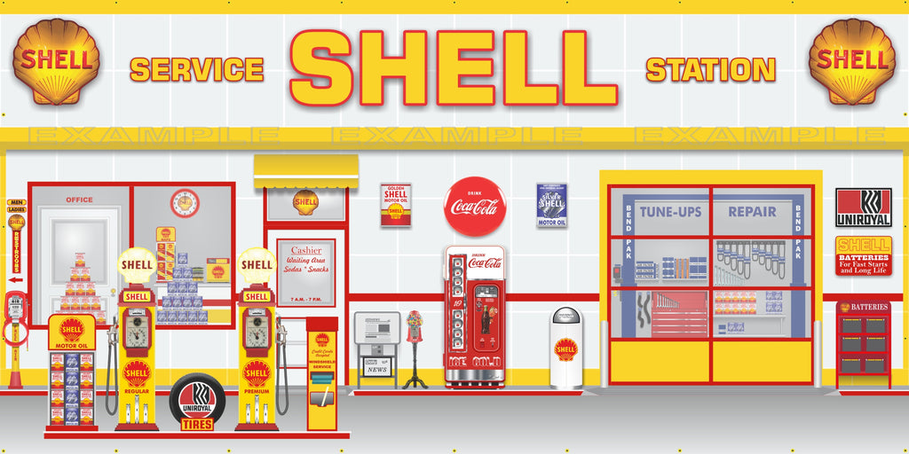 Shell Gas Station Sign