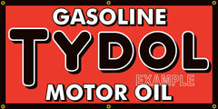 TYDOL FLYING A MOTOR OIL VINTAGE OLD SCHOOL SIGN REMAKE BANNER SIGN ART MURAL 2' X 4'/3' X 6'