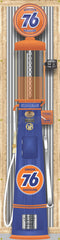 UNION 76 GAS STATION OLD VISIBLE GAS PUMP RUSTIC PRINTED BANNER MURAL ART 2' x 8'
