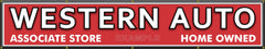 WESTERN AUTO PARTS STORE VINTAGE OLD SCHOOL LETTER SIGN REMAKE BANNER SIGN ART MURAL VARIOUS SIZES