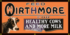 WIRTHMORE FEEDS FARM FEED STORE VINTAGE OLD SCHOOL SIGN REMAKE BANNER SIGN ART MURAL VARIOUS SIZES