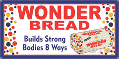 WONDER BREAD GENERAL STORE RESTAURANT DINER OLD SIGN REMAKE ALUMINUM CLAD SIGN VARIOUS SIZES